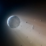 منجمان سیاره ی کوچکی را کشف کرده اند که توسط white dwarf ای که دورش میچرخد ، در حال نابود شدن است
