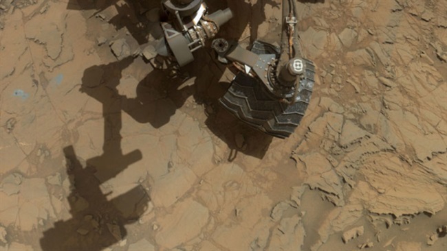 مریخ نورد Curiosity هم از خودش سلفی می گیرد!