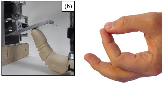 انگشت رباتی وقتی که سرد یا گرم میشود از پیکر انسان ها تقلید میکند