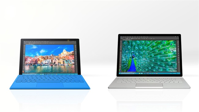 کاملترین مقایسه مایکروسافتSurface Pro 4  در برابر Surface Book