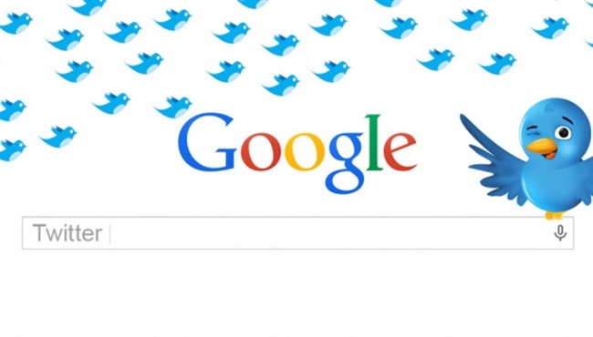 توئیت‌ها در نتایج جستجو گوگل در موبایل