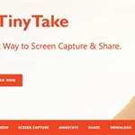 با نرم‌افزار TinyTake از دسکتاپ خود عکس و فیلم بگیرید