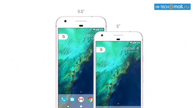 رونمایی Google از گوشی هوشمند Pixel