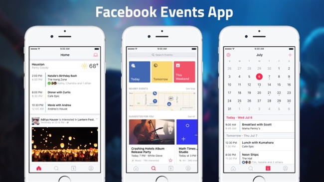 Facebook برنامه‌ی Events خود را راه‌اندازی کرد