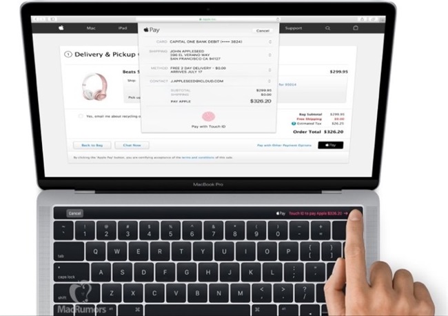 تصاویر انتشار یافته حاکی از ارائه‌ی MacBook Pro جدید با Magic Toolbar می‌باشد