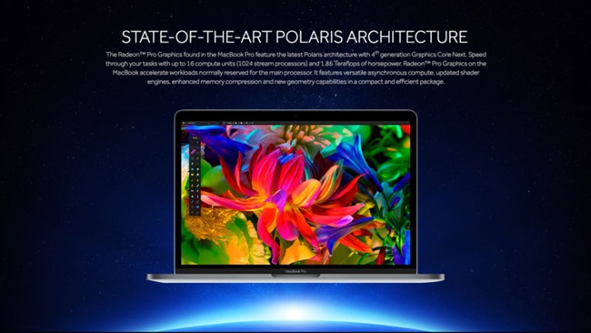 استفاده‌ی Apple از چیپ‌های گرافیکی AMD در MacBook Proهای جدید