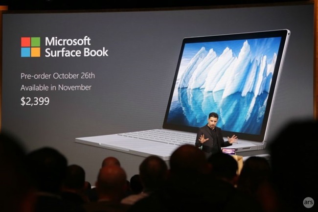 رونمایی از Surface Book i7 شرکت Microsoft
