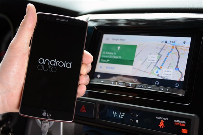 برنامه Android Auto در گوشی های هوشمند