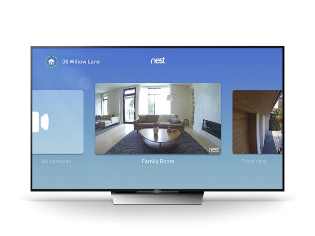 امکان مشاهده‌ی محتوای دوربین‌های محصولات خانه‌ی هوشمند Nest بر روی تلویزیون خانگی
