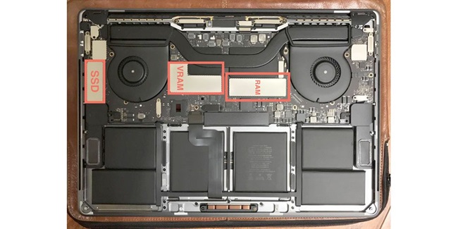 MacBook Pro Touch Bar امکان ارتقاء SSD ندارد