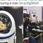 ربات Fatty در نمایشگاه فناوری 2016 چین، یک نفر را مجروح کرد
