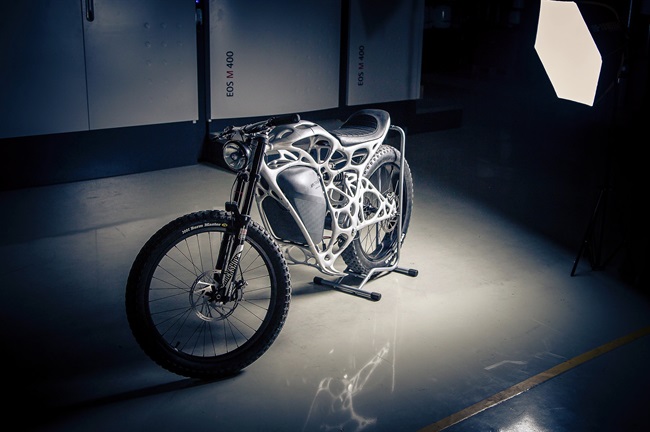 ساخت موتورسیکلت با چاپگر سه بعدی