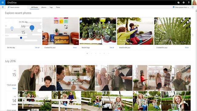 OneDrive در بروزرسانی جدیدش امکانات زیادی را از Google Photos به سرقت برده است
