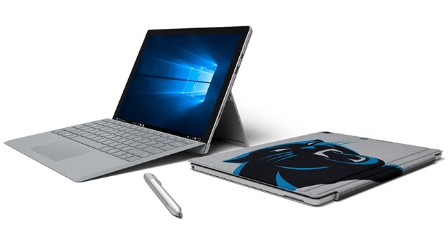 مایکروسافت به عرضه ی Surface Pro جدید پرداخته است که به پوشش طرفدارن NFL می پردازد