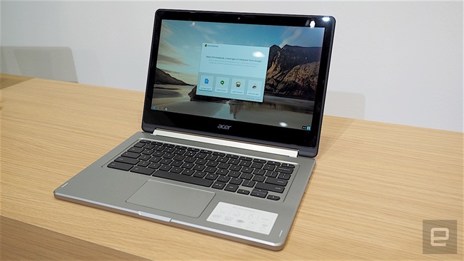 آخرین Chromebook قابل تبدیل Acer بزرگ تر و حجیم تر است