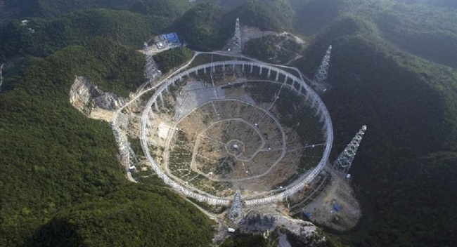 ساخت بزرگترین رادیوتلسکوپ جهان در چین