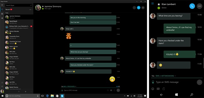 اینسایدرهای ویندوز می توانند از طریق اسکایپ با کامپیوتر شخصی متن ارسال و دریافت کنند