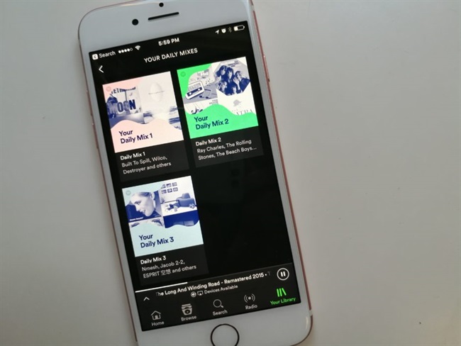 Spotify پلی‌لیست Daily Mix را به برنامه‌ی iOS و Androidاش اضافه می‌کند