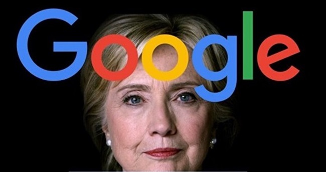 گوگل به همکاری با هیلاری کلینتون متهم شد