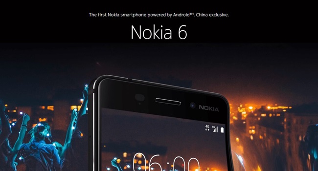 رونمایی رسمی از Nokia 6