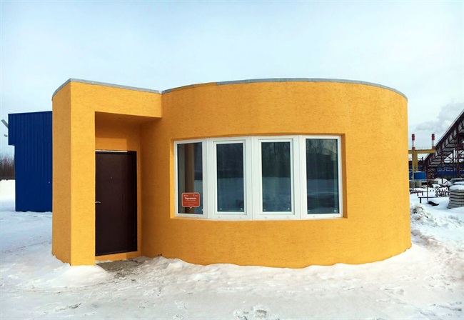 ساخت خانه با چاپگر سه بعدی برای اولین بار در روسیه
