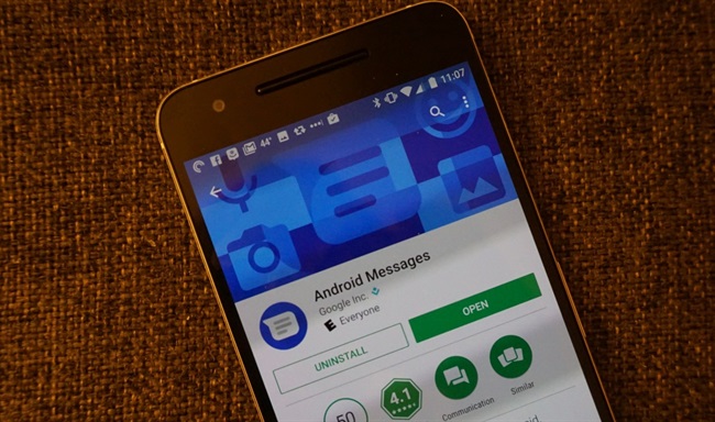 اپلیکیشن پیام Android نامی جدید یافت