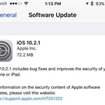 بروزرسانی iOS 10.2.1 مشکلاتی برای کاربران ایجاد کرده است
