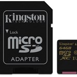 کارت حافظه ی Kingston microSD با پشتیبانی از تصاویر 4K
