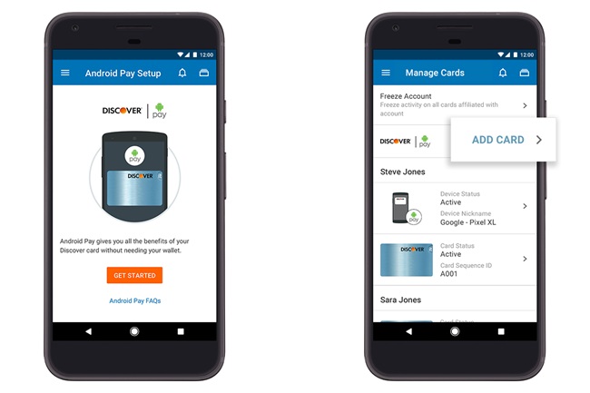 امکان پشتیبانی Android Pay از سرویس‌های بانکی متعدد