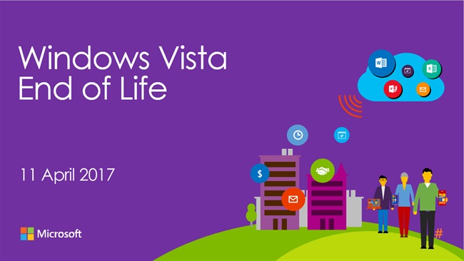 پایان پشتیبانی Microsoft از Windows Vista