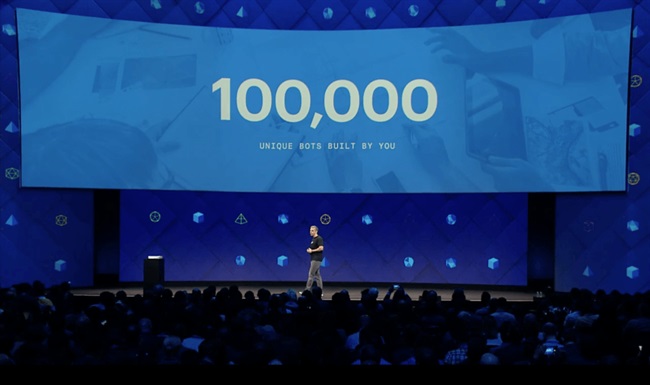 ۱۰۰ هزارتایی شدن بات‌‌های Facebook Messenger