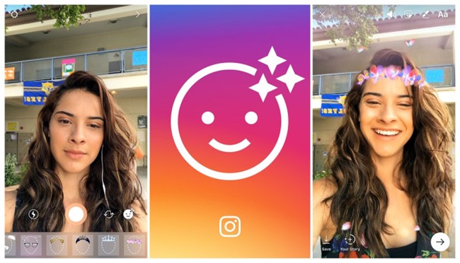 ارائه‌ی فیلتر‌های سلفی از سوی Instagram؛ کپی دیگری از Snapchat