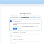 ارائه‌ی صفحه‌ی واحد بررسی مسائل امنیتی از سوی Dropbox