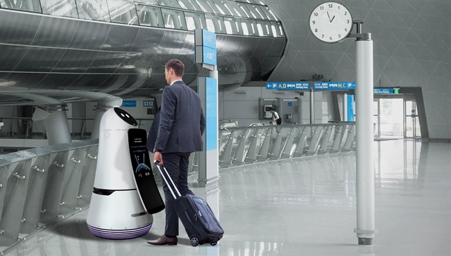 ربات‌های دوست داشتنی LG به مسافران در فرودگاه سئول کمک می‌کنند