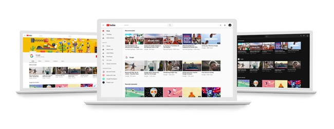 در دسترس قرار گرفتن عمومی بازطراحی جدید YouTube