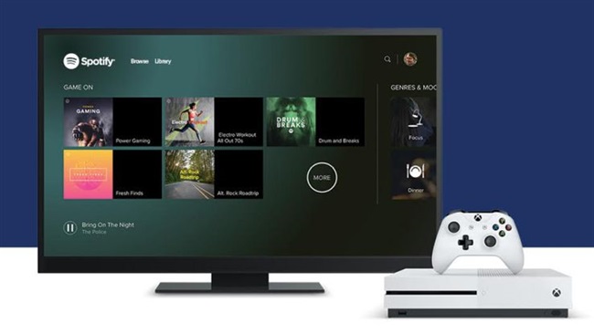 Spotify به Xbox One می‌آید