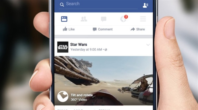 امکان ساخت عکس های 360 درجه در Facebook