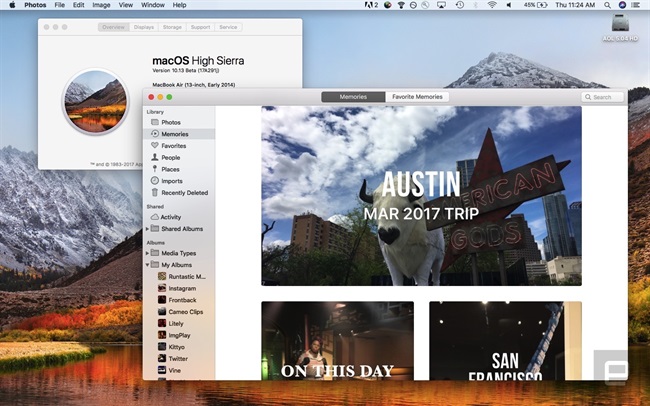 امکان دریافت macOS High Sierra از ۲۵ سپتامبر