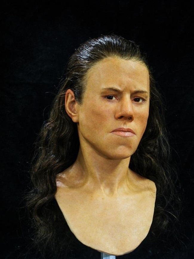 بازسازی چهره ی یک دختر 9000 ساله با استفاده از جمجمه