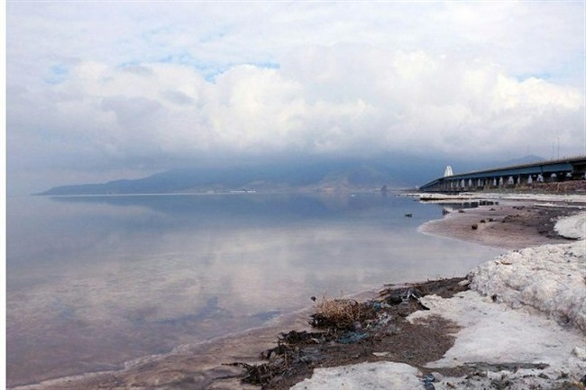 کاهش ۲۰ درصدی وسعت دریاچه‌ی ارومیه