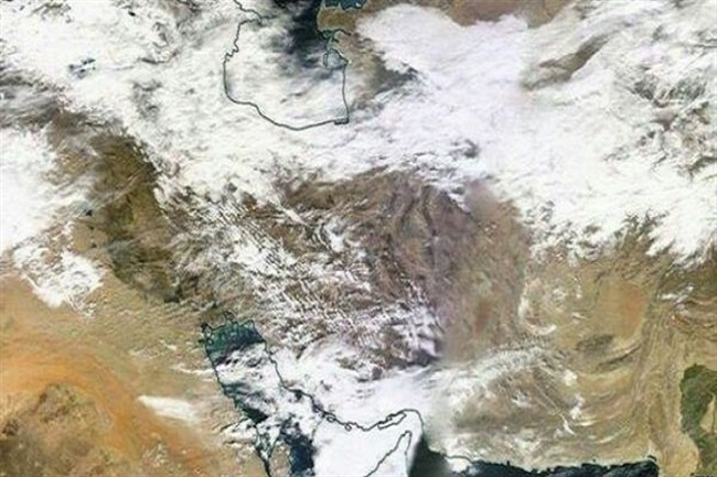 رصد پوشش برف در کشور با تصاویر ماهواره‌ای