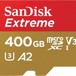 رونمایی SanDisk از سریع‌ترین microSD چهارصد گیگابایتی