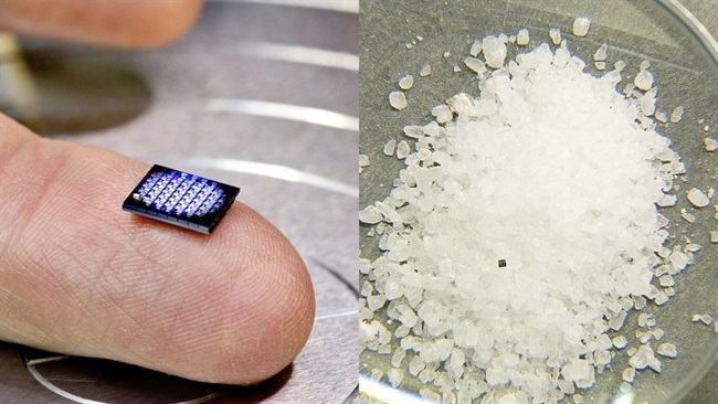 کوچکترین رایانه‌ی IBM از یک ذره‌ی سنگ نمک کوچک‌تر است
