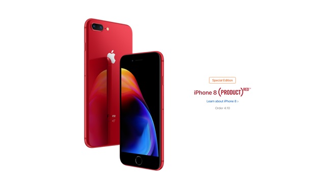 رونمایی رسمی از رنگ جدید (iPhone) RED