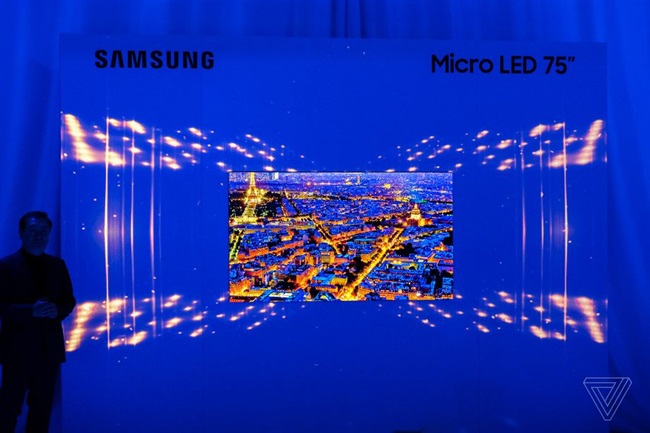 تلویزیون ۷۵ اینچی MicroLED 4K سامسونگ گامی بزرگ در آینده