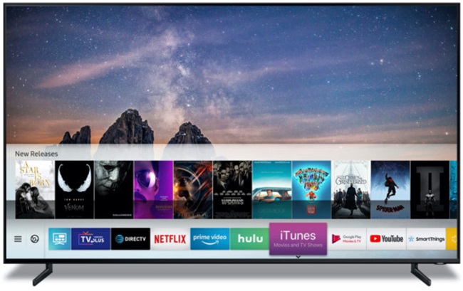 تلویزیون‌های هوشمند سامسونگ از Apple AirPlay 2 و ویدئوهای iTunes پشتیبانی می‌کنند