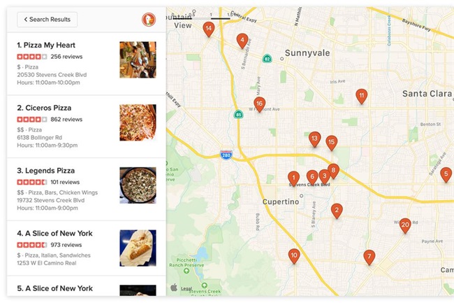 DuckDuckGo از نقشه‌های اپل برای جستجوهای محلی بر روی وب استفاده می‌کند