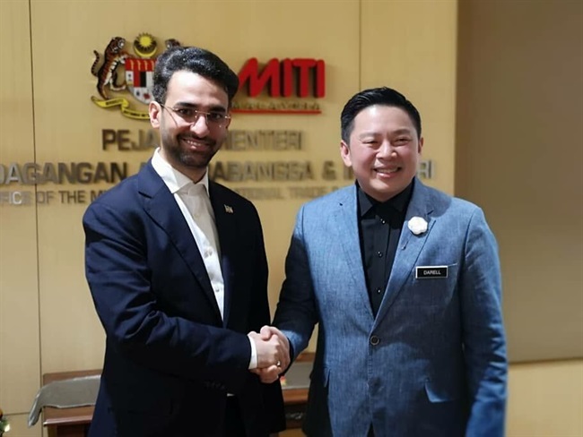 در ملاقات با وزیر تجارت خارجی و صنعت مالزی مطرح شد: همکاری مشترک ایران و مالزی در زمینه هوش مصنوعی