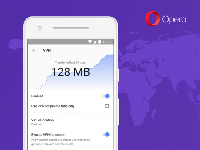 ارائه‌ی VPN رایگان در نسخه‌ی جدید مرورگر Opera