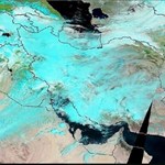 پایش ماهواره‌ای آخرین وضعیت سیل در جنوب خوزستان